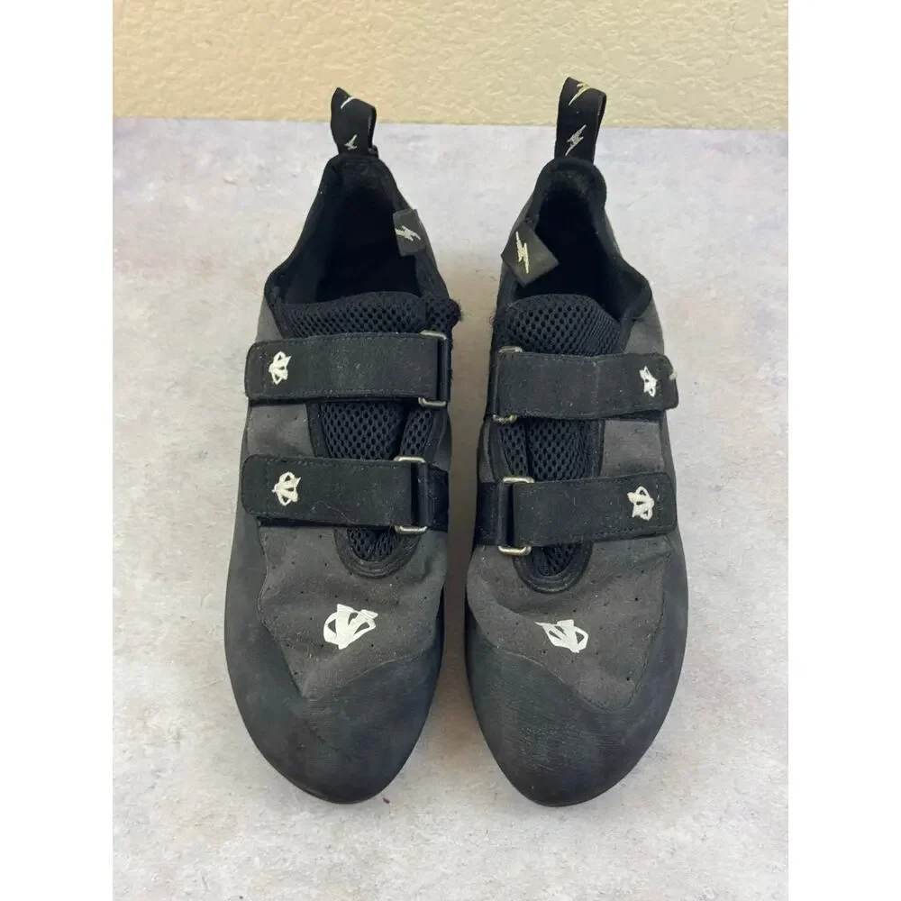 Evolv Defy VTR 3D EcoTrax Climbing Shoe Men EU 46 US 12 Double Strap Black White